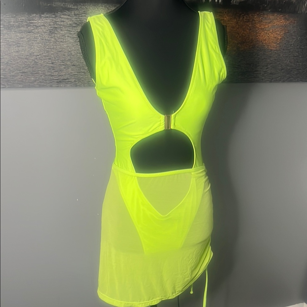 Private Label Yellow Swim Coverup